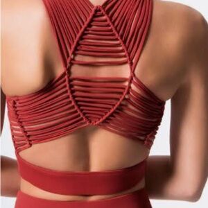 Carbon38 Vibrant Red Sports Bra